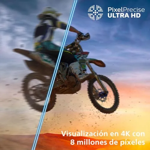 PHILIPS ▫️ 65PUS7200 Smart TV 4K LED - Ecrã de 65 polegadas com a plataforma Titan OS, Pixel Precise Ultra HD e som Dolby Atmos - Compatível com a Alexa e com o Assistente de Voz do Google 4