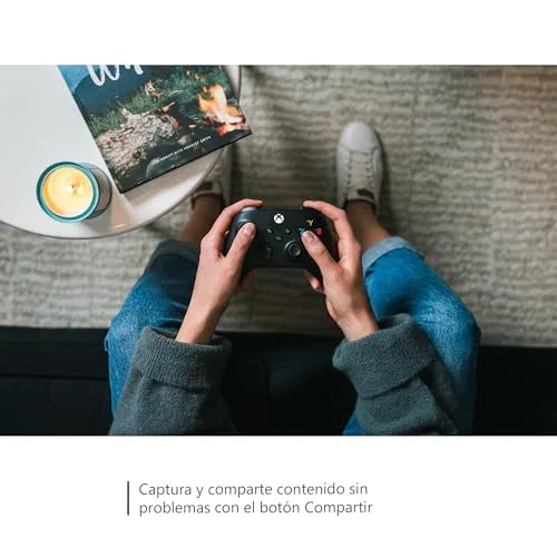 Xbox ▫️ Comando sem fios Carbon Black para Series X|S, One, Windows 10/11, iOS e Android 5
