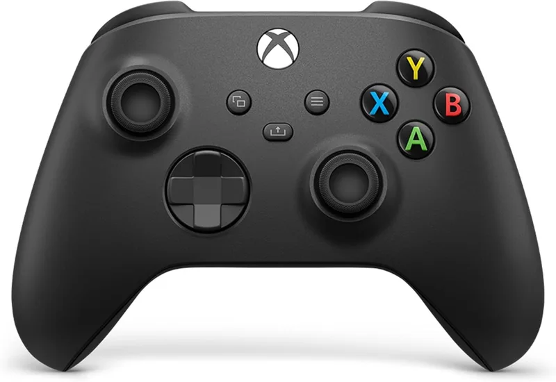 Xbox ▫️ Comando sem fios Carbon Black para Series X|S, One, Windows 10/11, iOS e Android
