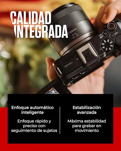 Canon ▫️ EOS R50 V - (Corpo da câmara) para vlogging, compatível com objetivas RF | Criadores de conteúdo, vlogs e viagens | Ligação por Bluetooth 4