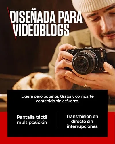 Canon ▫️ EOS R50 V - (Corpo da câmara) para vlogging, compatível com objetivas RF | Criadores de conteúdo, vlogs e viagens | Ligação por Bluetooth 6