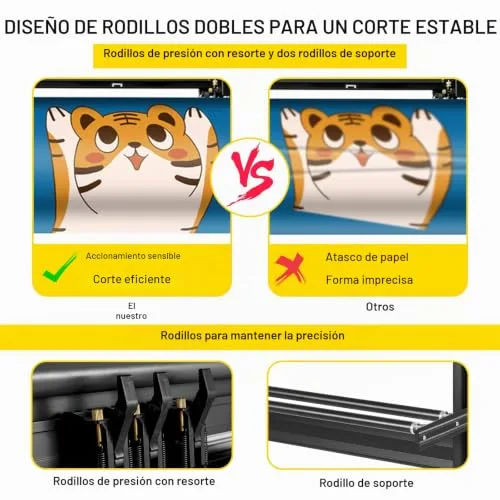 VEVOR ▫️ Máquina de corte de vinil com suporte de chão, plotter de vinil, memória de 128K a 2M, 28 polegadas, com força e velocidade ajustáveis para a produção de sinalética 6