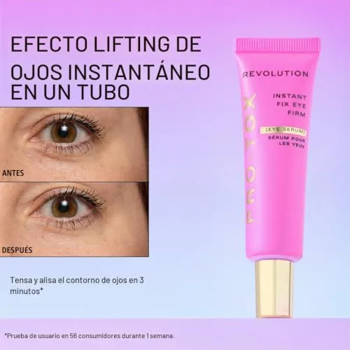 Revolution PRO ▫️ Revolution, Pro-tox, sérum facial alisante, com peptídeos para linhas finas e rugas, testado dermatologicamente, vegan e sem crueldade animal, 30 g 3