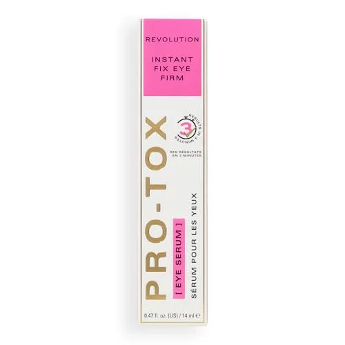 Revolution PRO ▫️ Revolution, Pro-tox, sérum facial alisante, com peptídeos para linhas finas e rugas, testado dermatologicamente, vegan e sem crueldade animal, 30 g 7