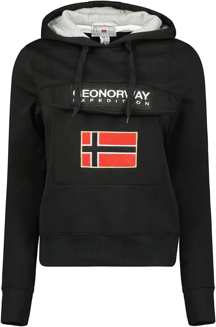 Geographical Norway ▫️ Moletom com capuz feminino Gadrienama Lady (Pacote de 1)
