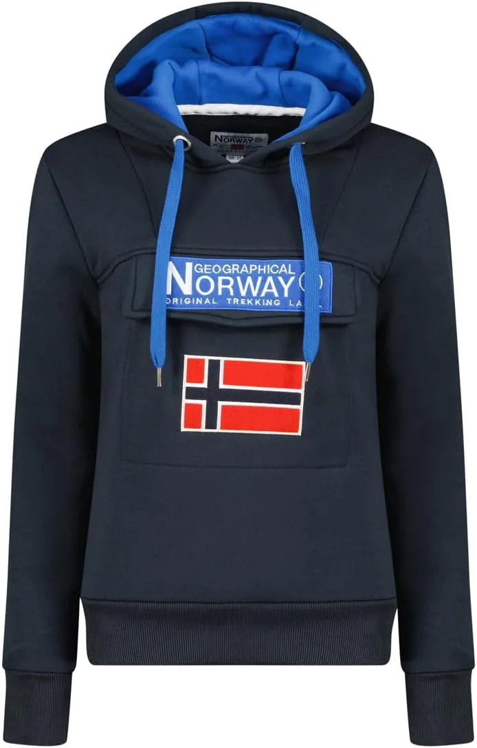 Geographical Norway ▫️ Moletom com capuz feminino Gadrienama Lady (Pacote de 1)