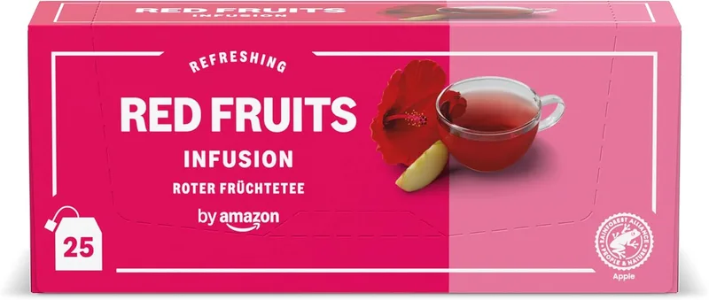 by Amazon ▫️ Da Amazon: Infusão de Frutos Vermelhos, 25 saquinhos