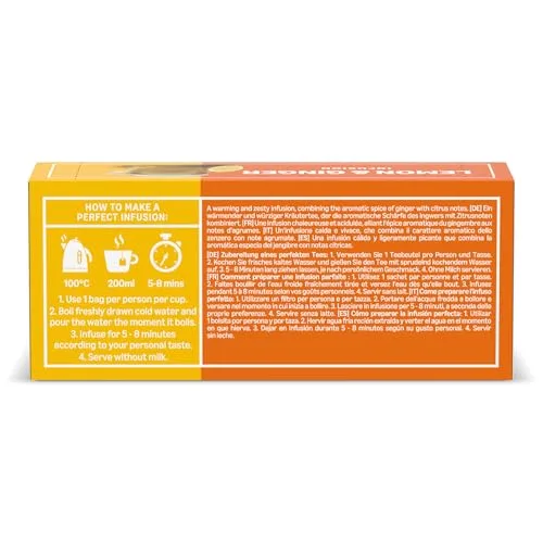 by Amazon ▫️ Da Amazon: Infusão de Limão e Gengibre, 25 saquinhos 7