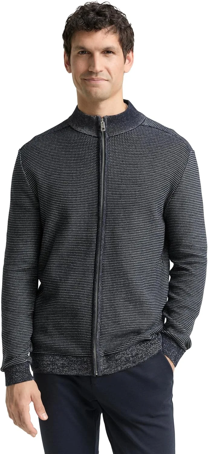 TOM TAILOR ▫️ 1049482 Camisola tipo casaco para homem
