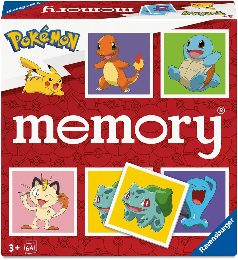 Ravensburger ▫️ Memory® Pokémon, Jogo de Memória para crianças