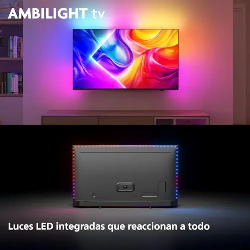 PHILIPS ▫️ Ambilight «The One» 75PUS9010 Smart TV 4K - Ecrã de 75 polegadas com P5 Picture Engine Ultra HD, Titan OS, Dolby Vision e som Dolby Atmos 2