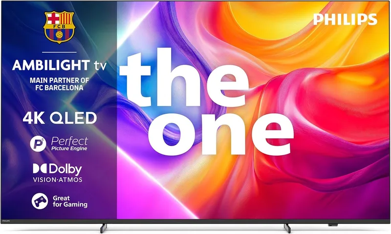 Philips ▫️ Ambilight 'The One' 75PUS9010 4K Smart TV - Ecrã de 75 polegadas com motor de imagem P5 Ultra HD, Titan OS, Dolby Vision e som Dolby Atmos