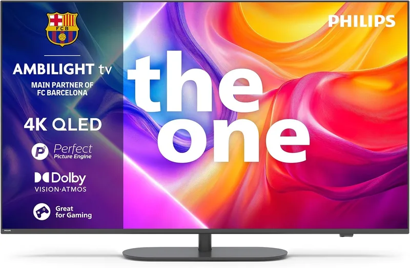 Philips Ambilight 'The One' 55PUS9010 4K Smart TV - Ecrã de 55 polegadas com motor de imagem P5 Ultra HD, Titan OS, Dolby Vision e som Dolby Atmos