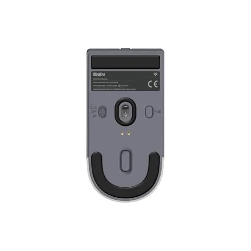 8Bitdo ▫️ Rato Retro R8 com base de carregamento, sensor ótico Paw 3395 de 26 000 dpi, rato sem fios com taxa de atualização de 4K, botões programáveis e microinterruptores Kailh Sword GM X - Edição N 5