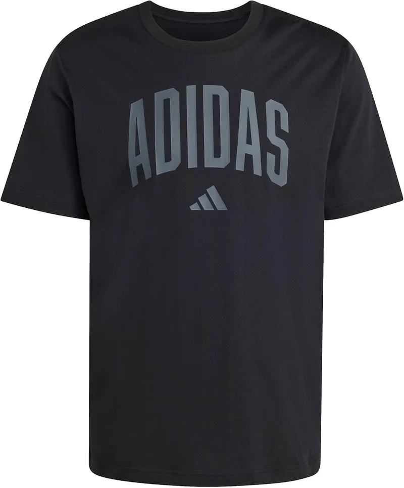 adidas ▫️ Camisola com estampado Collegiate Lineage (manga curta) para homem (pacote de 1)