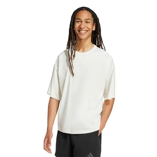 adidas ▫️ Camisa Soft Lux para homem, Branco Sujo, L 4