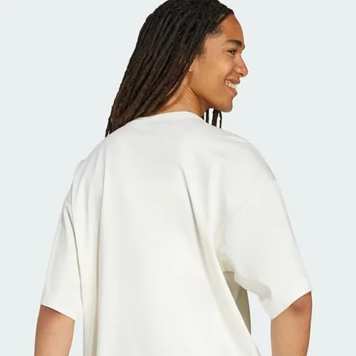 adidas ▫️ Camisa Soft Lux para homem, Branco Sujo, L 7