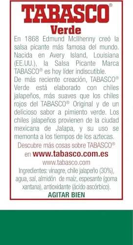 Tabasco ▫️ Molho Vermelho, sabor suave, 256 ml 3