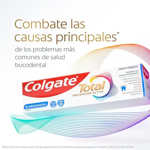 Colgate ▫️ Total Prevenção Ativa Branqueador, Pasta de dentes, Embalagem de 4 x 100 ml 3