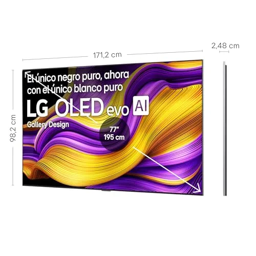 LG ▫️ OLED77G54LW - Smart TV OLED EVO AI B5 de 77", 4K, 2025 2