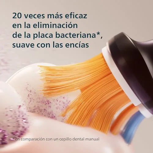 PHILIPS ▫️ Escova de dentes elétrica Sonicare DiamondClean 9900 Prestige, com SenseIQ e aplicação, 5 modos, 3 intensidades, estojo de viagem com carregador, preto, modelo HX9992/43, Preto, 4 cabeças de escova 3