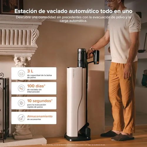 roborock ▫️ H60 Hub Ultra – Aspirador sem fio com base de esvaziamento automático 3