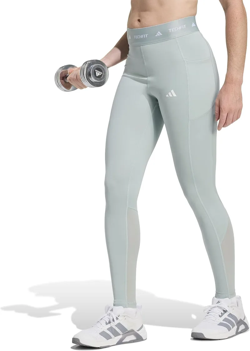 adidas ▫️ Calças compridas Techfit Stash Pocket para mulher