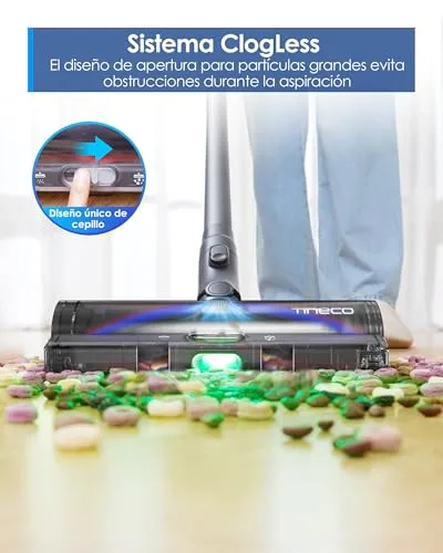 Tineco ▫️ PURE ONE S50 Aspirador sem fio, sucção potente, ZeroTangle 3