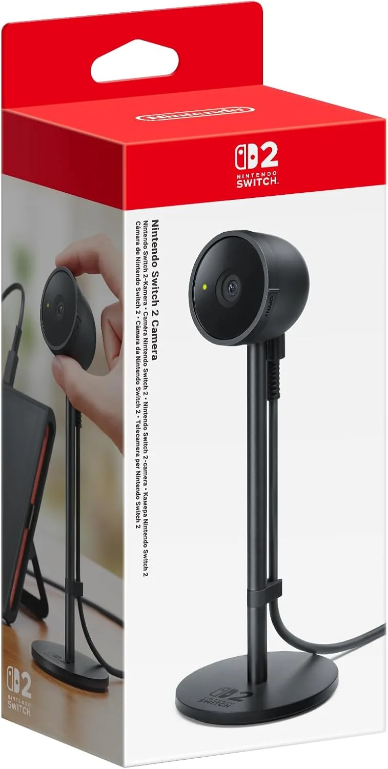 Nintendo ▫️ Câmara HD Switch 2 com microfone integrado e ligação USB-C