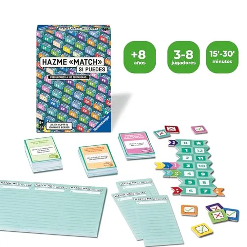 Ravensburger ▫️ Combina-me, se puderes | Jogos de mesa para maiores de 8 anos | De 3 a 8 jogadores | Presente para uma criança de 8 anos | Jogos de mesa para adultos | De 15 a 30 minutos | Ideias para presentes 2