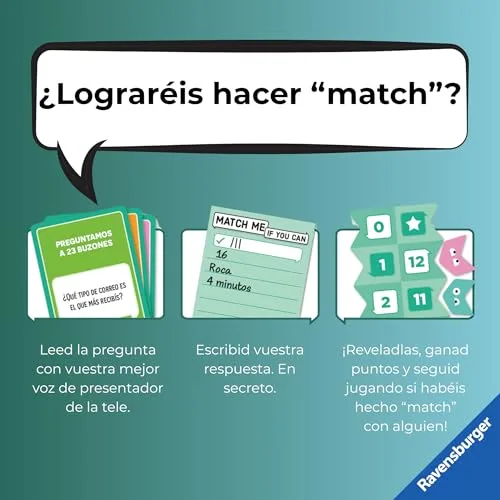 Ravensburger ▫️ Combina-me, se puderes | Jogos de mesa para maiores de 8 anos | De 3 a 8 jogadores | Presente para uma criança de 8 anos | Jogos de mesa para adultos | De 15 a 30 minutos | Ideias para presentes 3