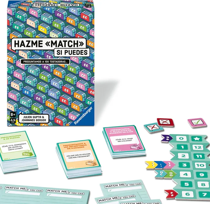 Ravensburger ▫️ Combina-me, se puderes | Jogos de mesa para maiores de 8 anos | De 3 a 8 jogadores | Presente para uma criança de 8 anos | Jogos de mesa para adultos | De 15 a 30 minutos | Ideias para presentes