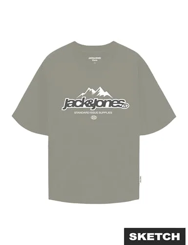 JACK & JONES ▫️ Jcoflare Front tee SS Crew Neck 5Pk MP (Conjunto de 5) para Homem 3