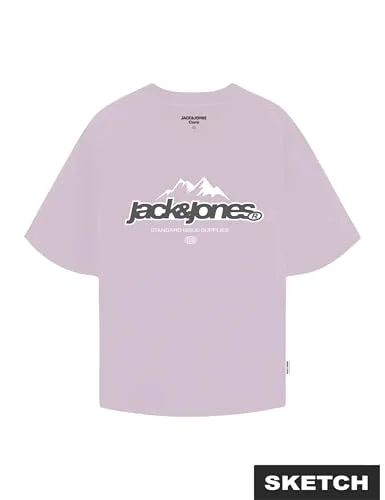 JACK & JONES ▫️ Jcoflare Front tee SS Crew Neck 5Pk MP (Conjunto de 5) para Homem 4