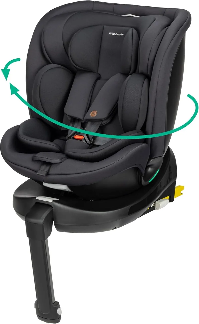 Bebeconfort ▫️ RevolveFix Plus 360 i-Size, Cadeira de carro, 40–150 cm, Full Black
