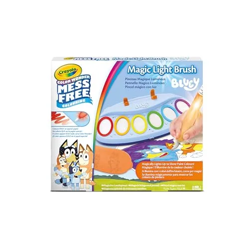 CRAYOLA ▫️ Color Wonder Magic Light Brush Bluey, Kit de Pintura sem Manchas, Atividade Criativa e Presente para crianças, a partir dos 3 anos, 75-7195 2