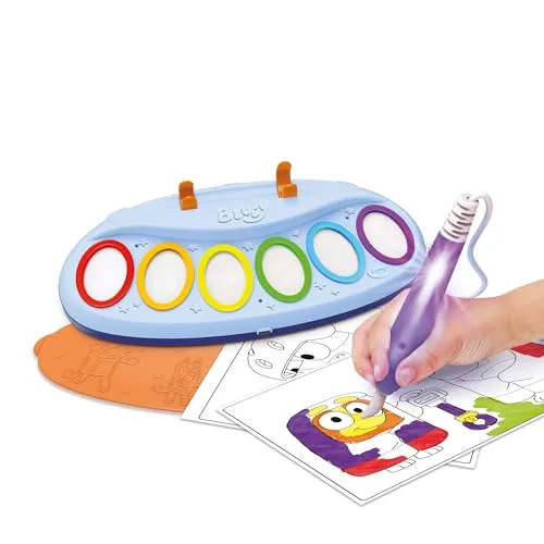 CRAYOLA ▫️ Color Wonder Magic Light Brush Bluey, Kit de Pintura sem Manchas, Atividade Criativa e Presente para crianças, a partir dos 3 anos, 75-7195 3