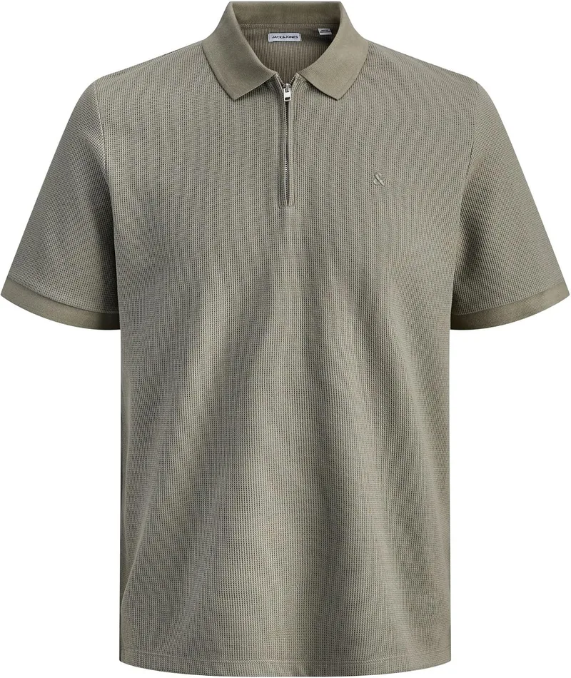 JACK & JONES ▫️ Jjeaustin Zip Polo SS Noos Jjeaustin Zip Polo SS Noos para homem