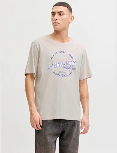 JACK & JONES ▫️ Camiseta Jjelogo de manga curta com gola redonda, 2 cores, Ss26 Sn Camiseta Jjelogo de manga curta com gola redonda, 2 cores, Ss26 Sn para homem 2