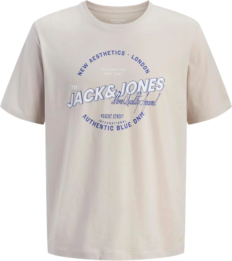 JACK & JONES ▫️ Camiseta Jjelogo de manga curta com gola redonda, 2 cores, Ss26 Sn Camiseta Jjelogo de manga curta com gola redonda, 2 cores, Ss26 Sn para homem