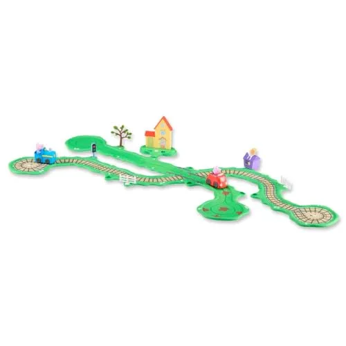 BANDAI ▫️ Circuito Peppa Pig: Comboio e Carro 3
