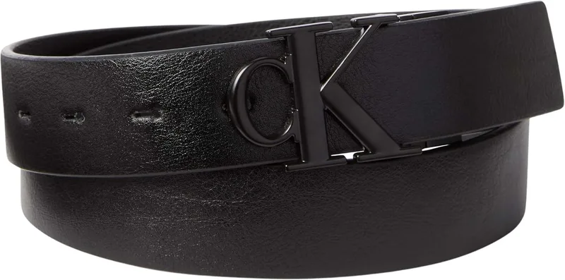 Calvin Klein ▫️ Ck Buckle Tumbled 35mm Adj/Rev Lv04d7049g Cintos para homem