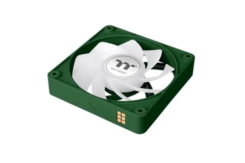 Thermaltake ▫️ CT140 EX Reverse ARGB Sync 3 Pack | Ventilador para PC com fluxo invertido e ligação magnética MagForce 2.0 | ARGB 5 V com 9 LEDs controláveis | Elevado fluxo de ar | Verde Racing 6