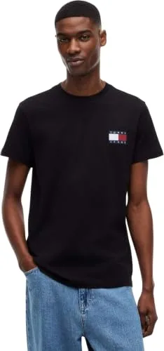 Tommy Jeans ▫️ TJM Slim 2pack ESS Flag tee Extdm0dm22143 T-shirts para homem (Conjunto de 2) 6