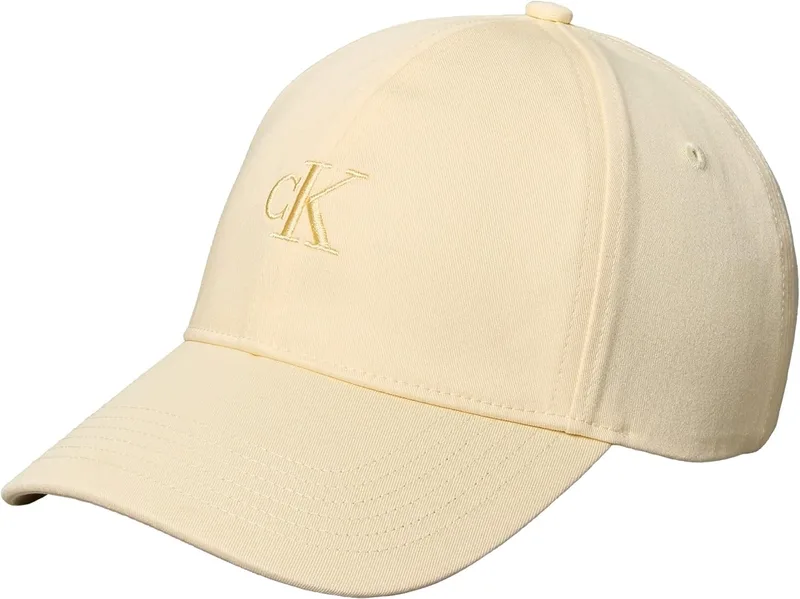 Calvin Klein ▫️ Boné de basebol Monogram Embroidery Lv04k5024g - Boné para mulher