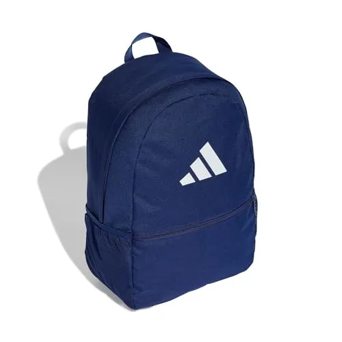 adidas ▫️ Mochila-estojos unissexo para adulto azul escuro/branco, tamanho único 3
