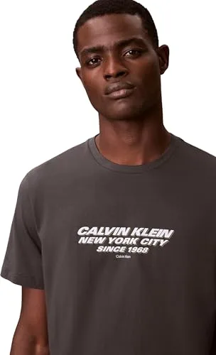 Calvin Klein ▫️ SS 30s Whsl SP Cknyc T-shirt com estampado Lv04re834g T-shirts com estampado para homem 4