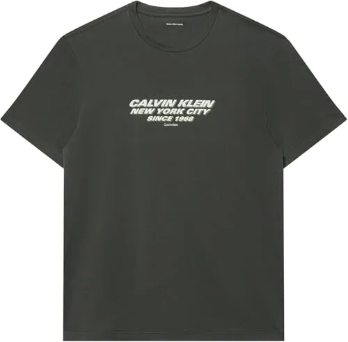 Calvin Klein ▫️ SS 30s Whsl SP Cknyc T-shirt com estampado Lv04re834g T-shirts com estampado para homem 7