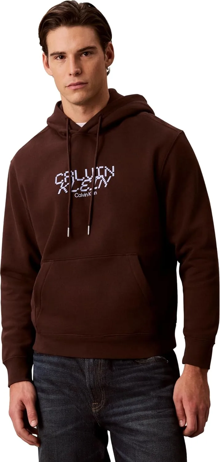 Calvin Klein ▫️ LS 350fleece Calvin Tech Graphic Lv14le251g Sweatshirts para homem