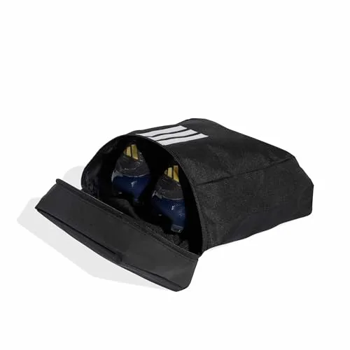 adidas ▫️ Unissexo para Adultos Tiro Shoebag Saco para Sapatos, Preto/Branco, Tamanho Único 4